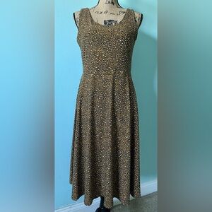 Animal Print Midi Dress